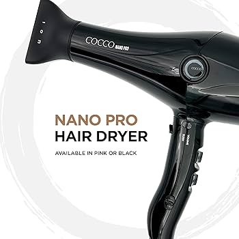 ヘアドライヤー cicco Amazon.com: Cocco Nano Pro Hair Dryer, Ultra Lightweight